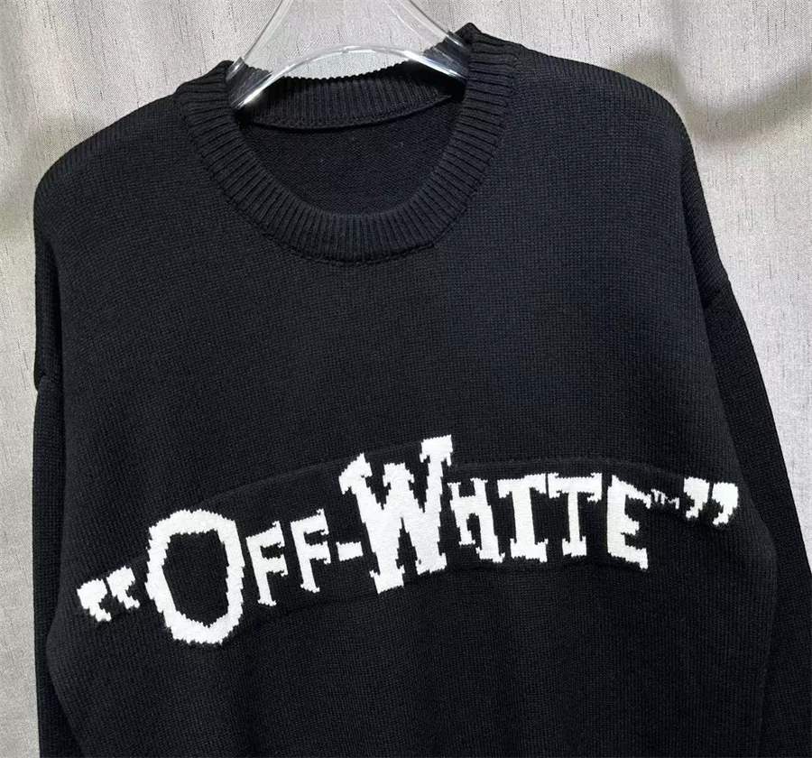 TopPick 315 Off-White Sweaters Long Sleeved For Unisex