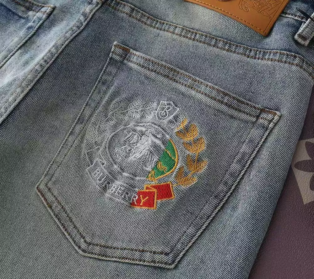 TopPick 3728 Burberry Jeans For Men