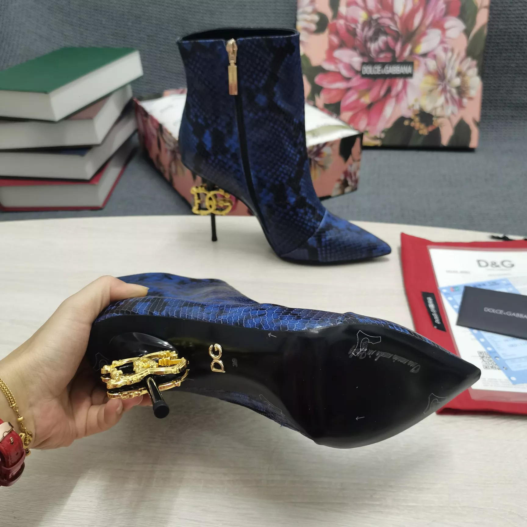 TopPick 3965 Dolce & Gabbana D&G Boots For Women