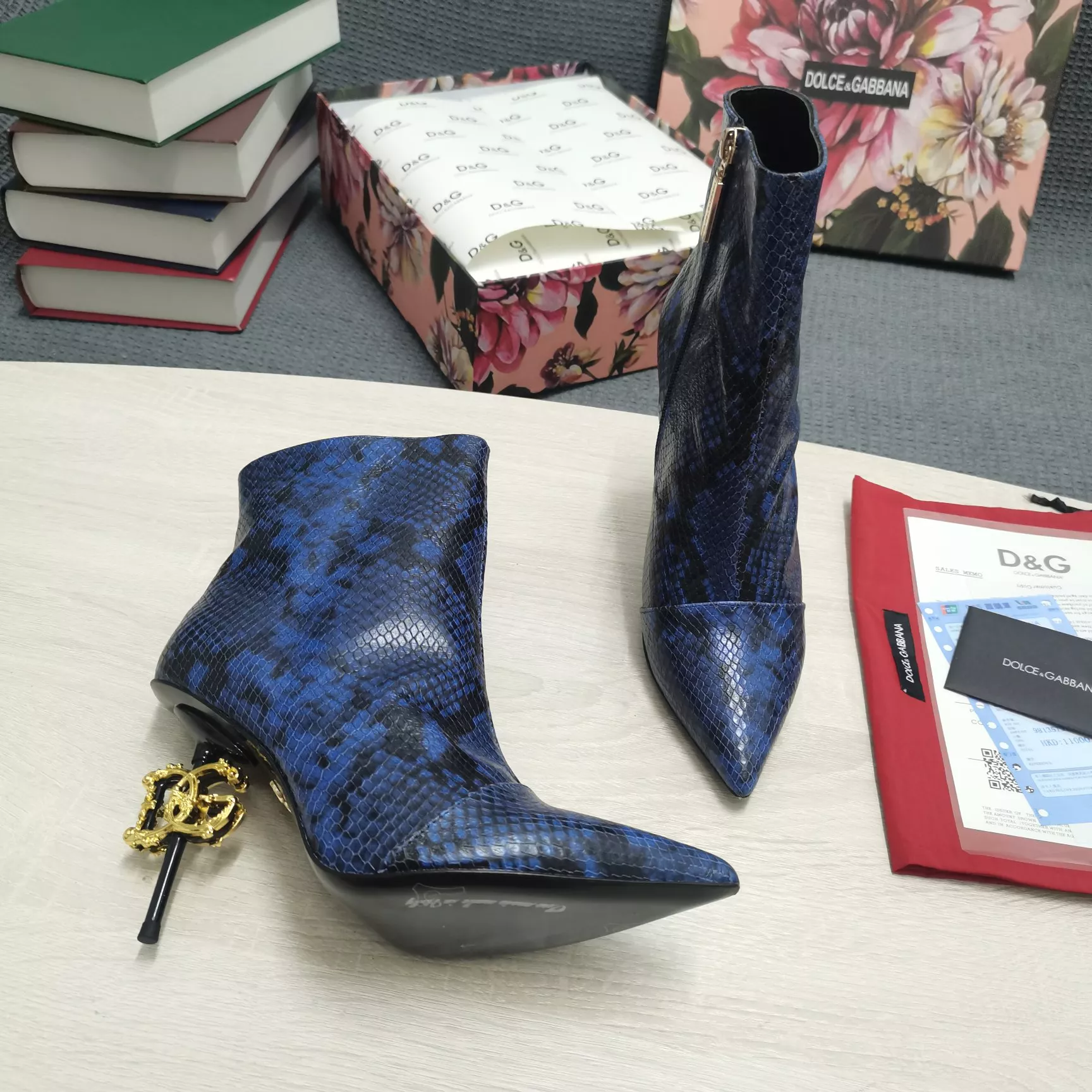 TopPick 3965 Dolce & Gabbana D&G Boots For Women