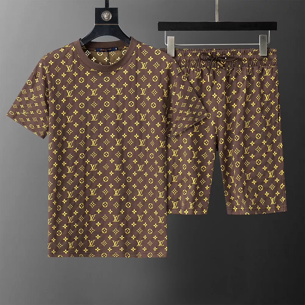 TopPick 4109 Louis Vuitton LV Tracksuits Short Sleeved For Men