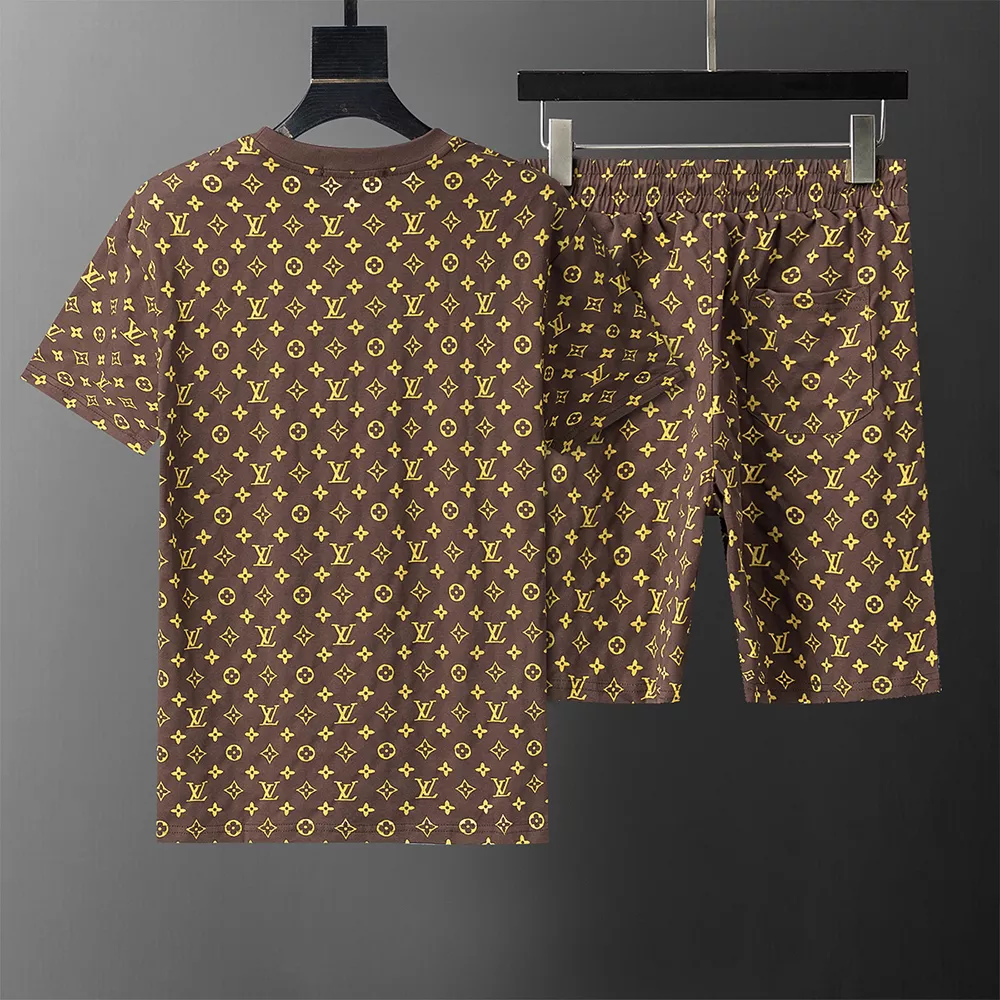 TopPick 4109 Louis Vuitton LV Tracksuits Short Sleeved For Men