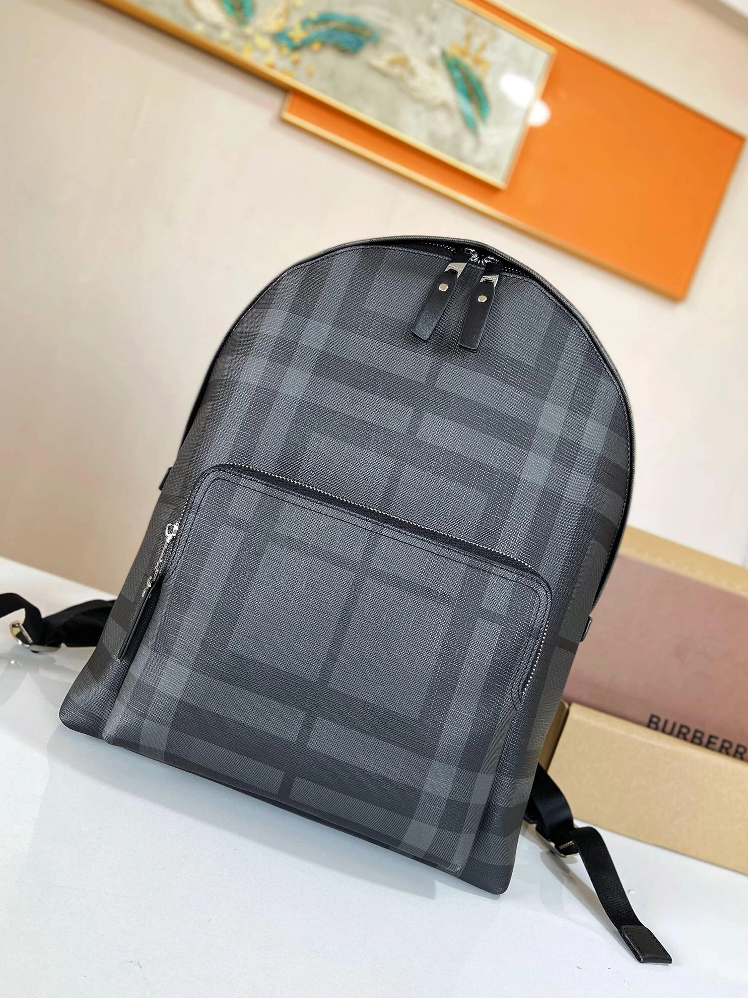 TopPick 473 Burberry AAA Man Backpacks