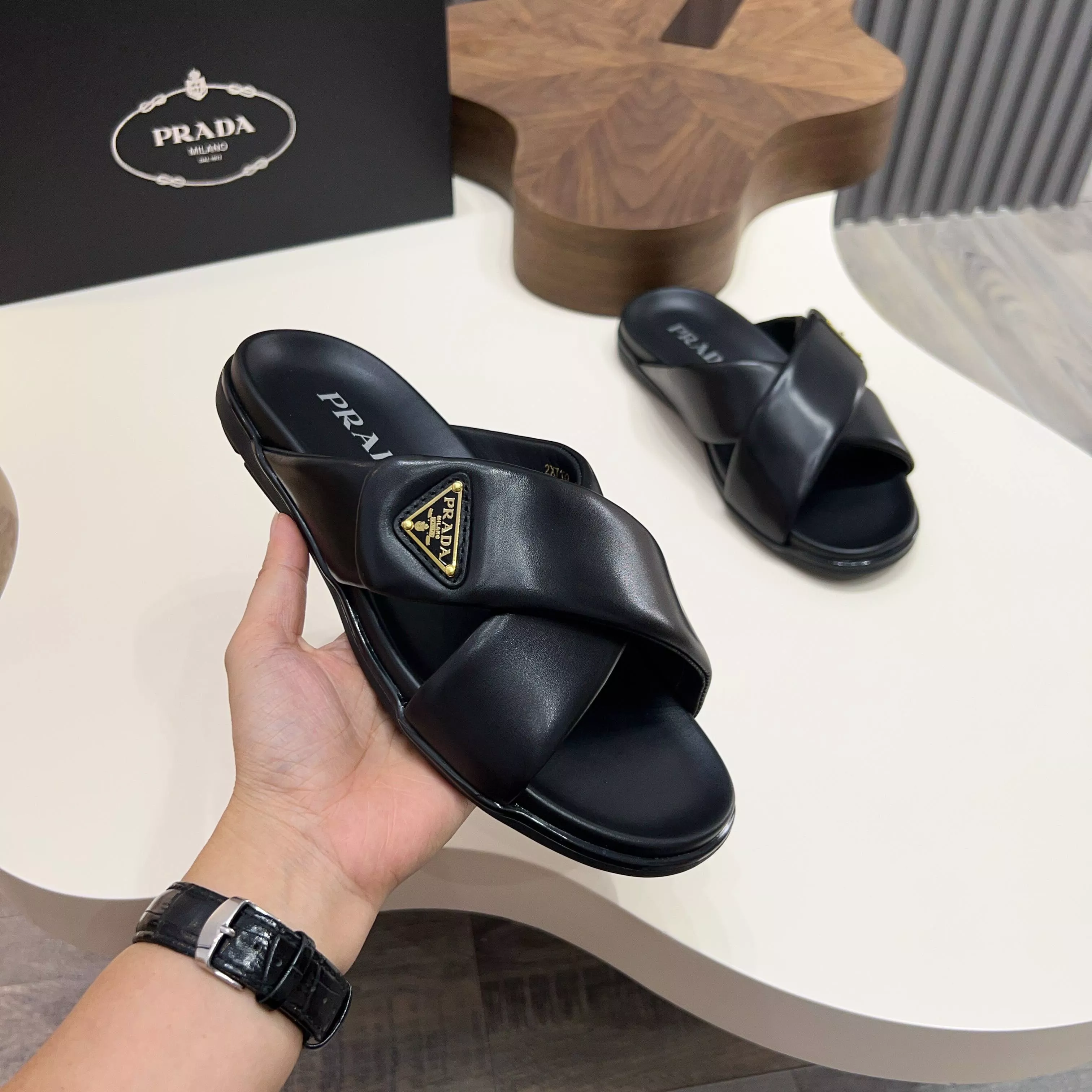 TopPick 4984 Prada Slippers For Men