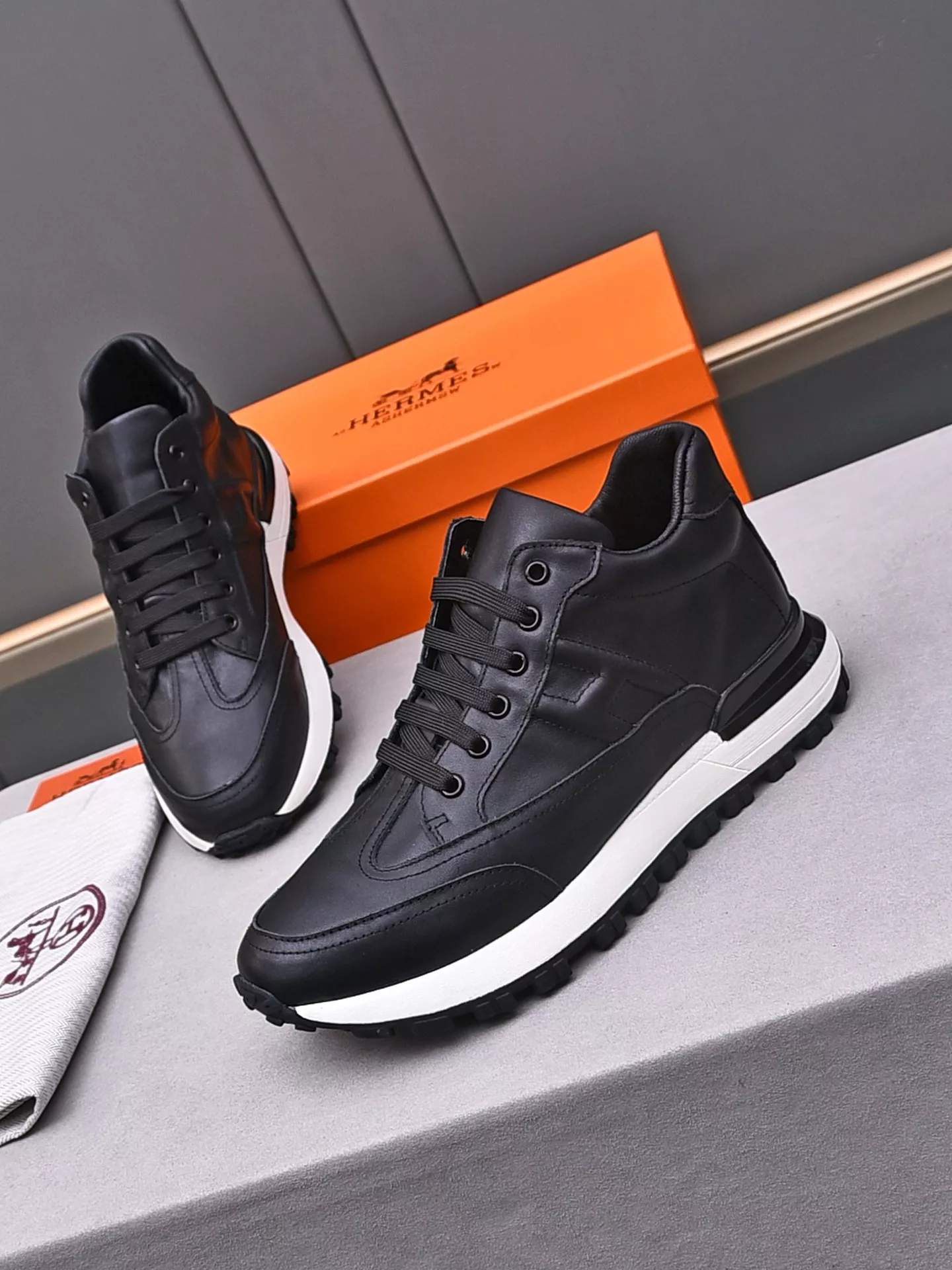 TopPick 5154 Hermes High Tops Shoes For Men