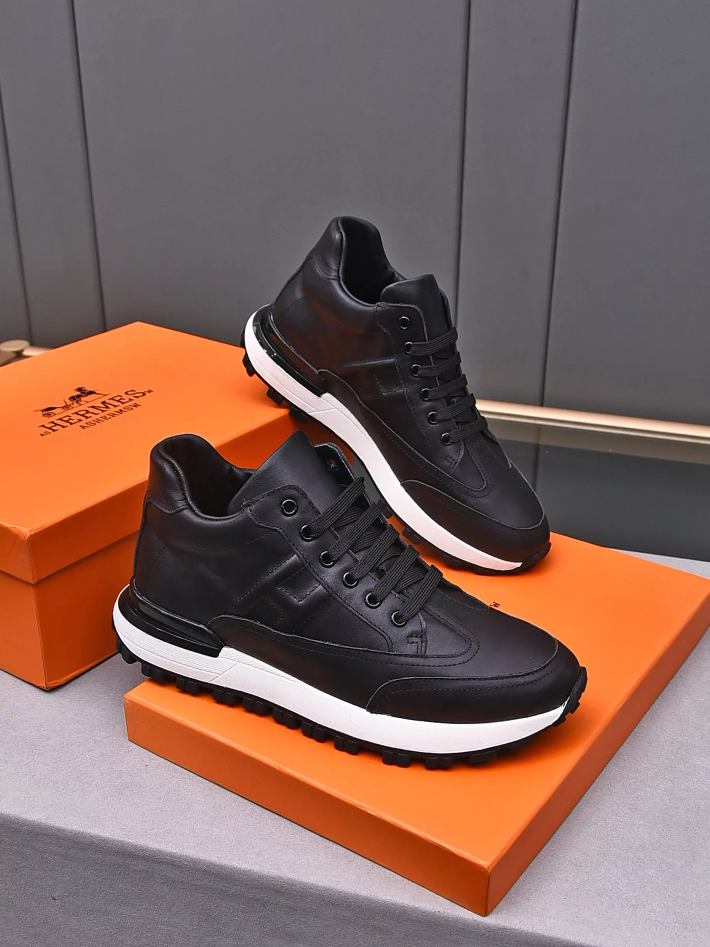 TopPick 5154 Hermes High Tops Shoes For Men