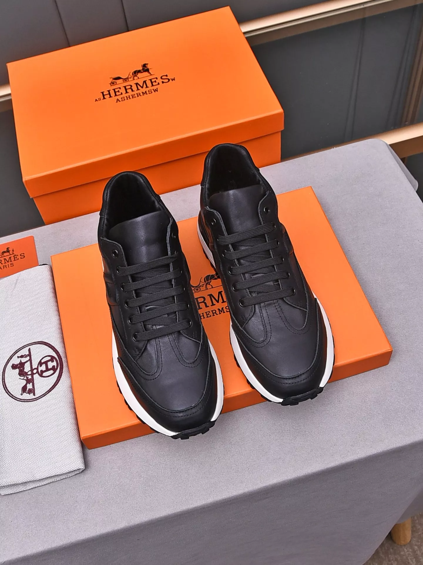 TopPick 5154 Hermes High Tops Shoes For Men