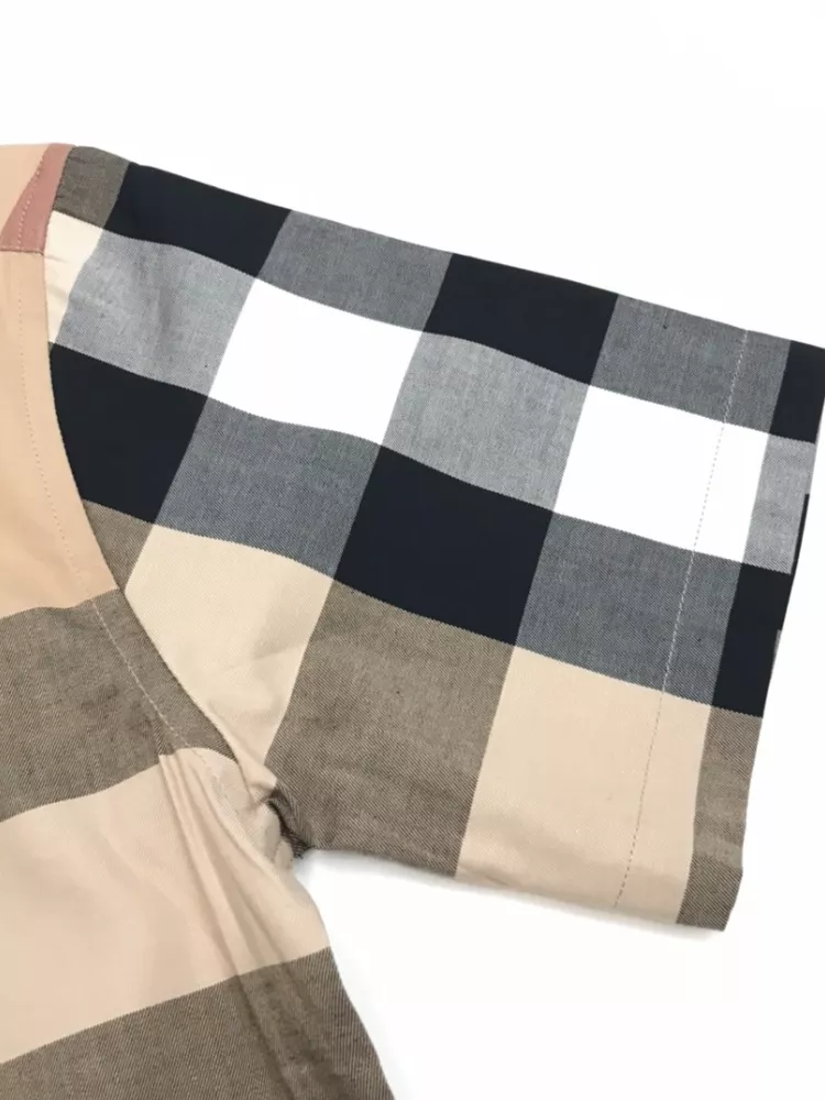TopPick 5256 Burberry Shirts Short Sleeved For Men