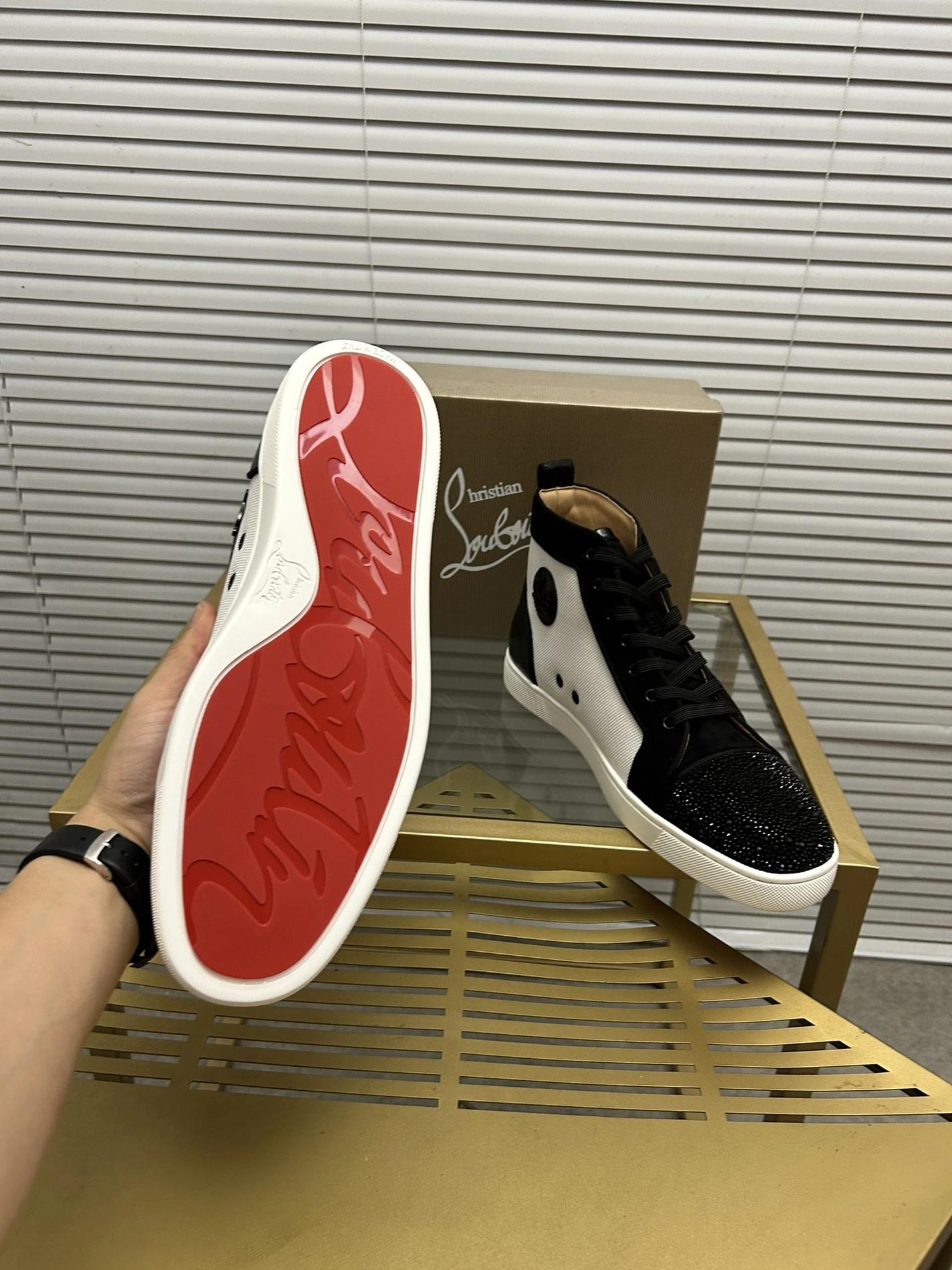 TopPick 5690 Christian Louboutin High Top Shoes For Women
