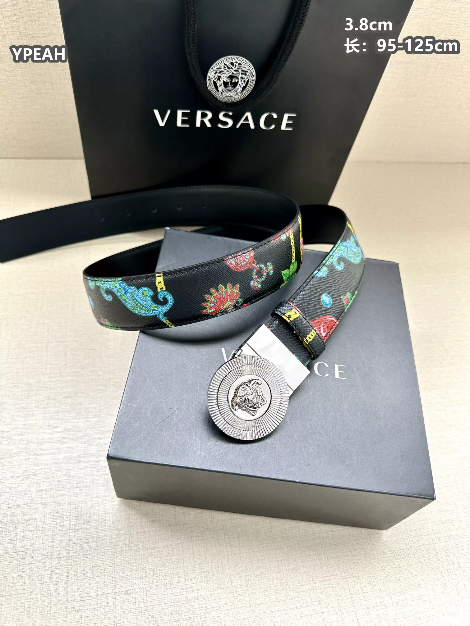 TopPick 6301 Versace AAA Quality Belts For Men