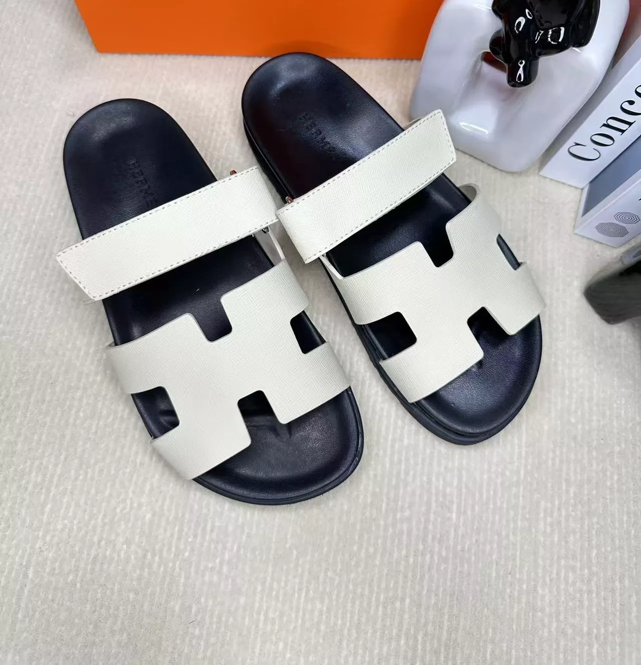 TopPick 7382 Hermes Slippers For Men