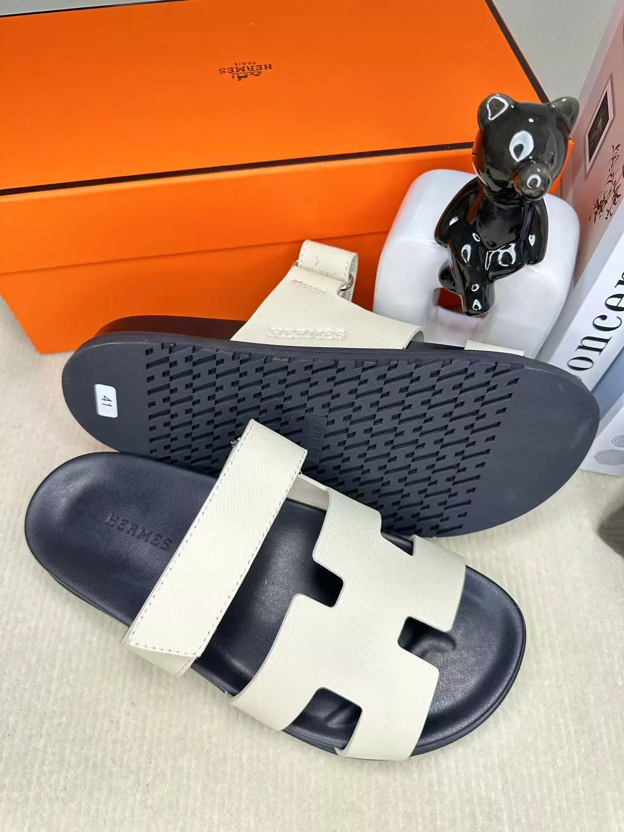 TopPick 7382 Hermes Slippers For Men