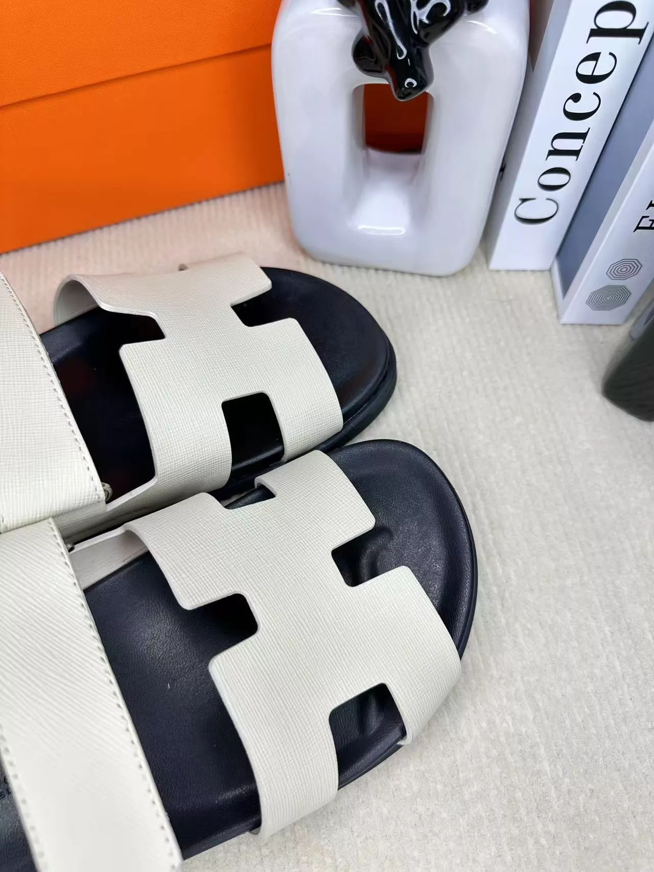 TopPick 7382 Hermes Slippers For Men