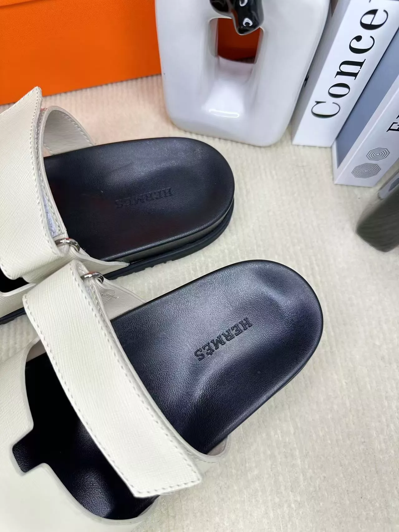 TopPick 7382 Hermes Slippers For Men