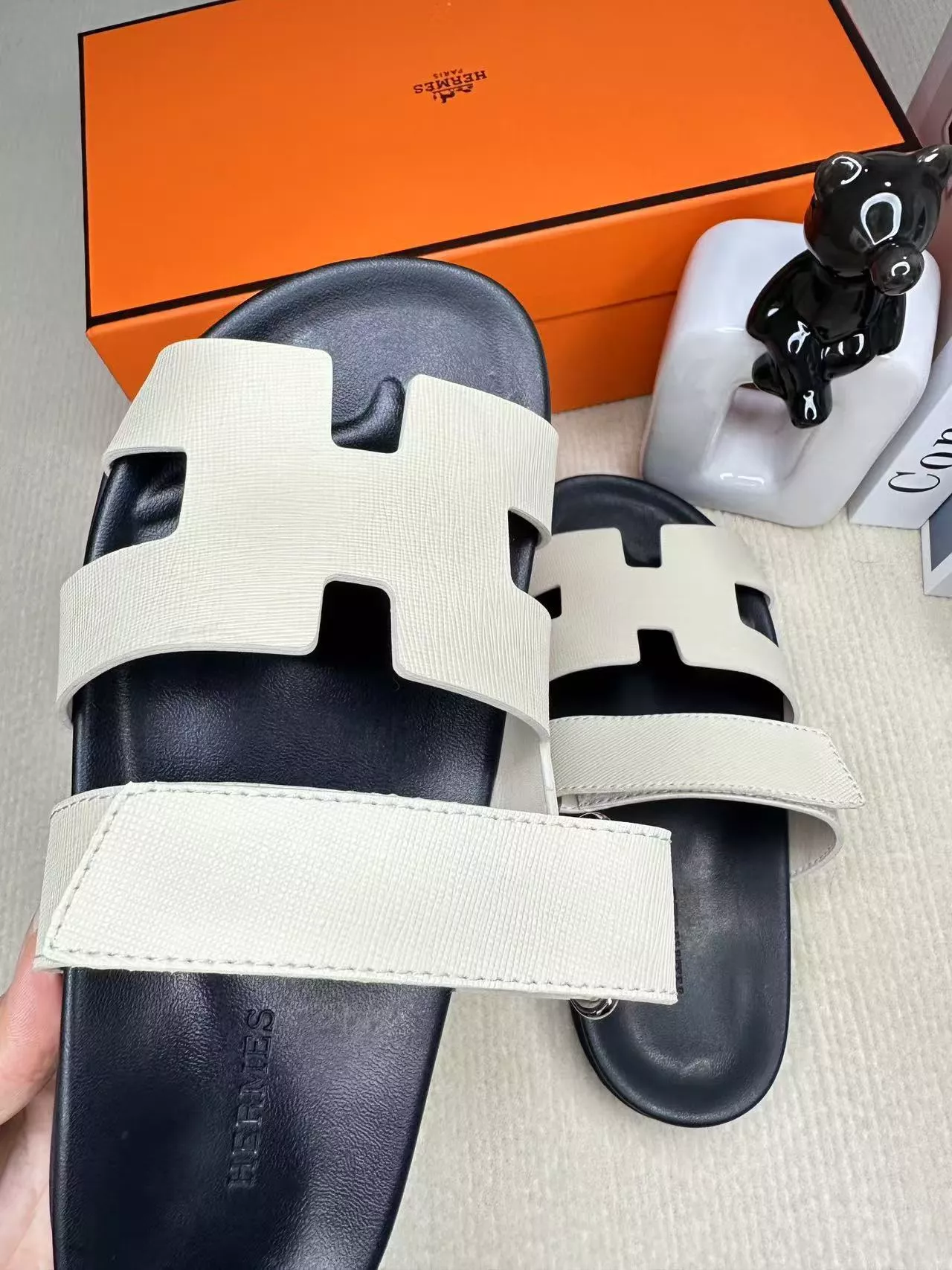 TopPick 7382 Hermes Slippers For Men