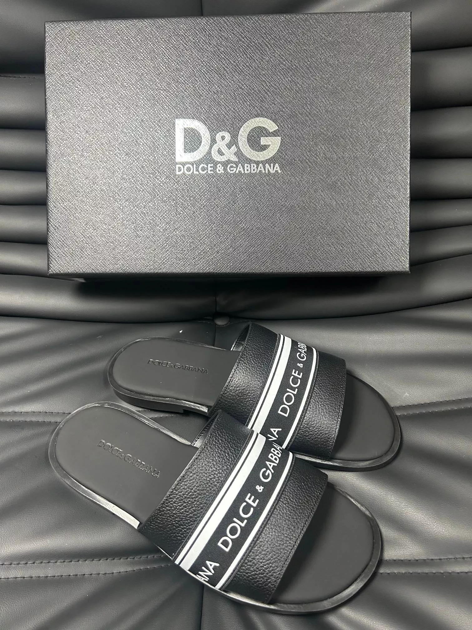 TopPick 7602 Dolce & Gabbana D&G Slippers For Men
