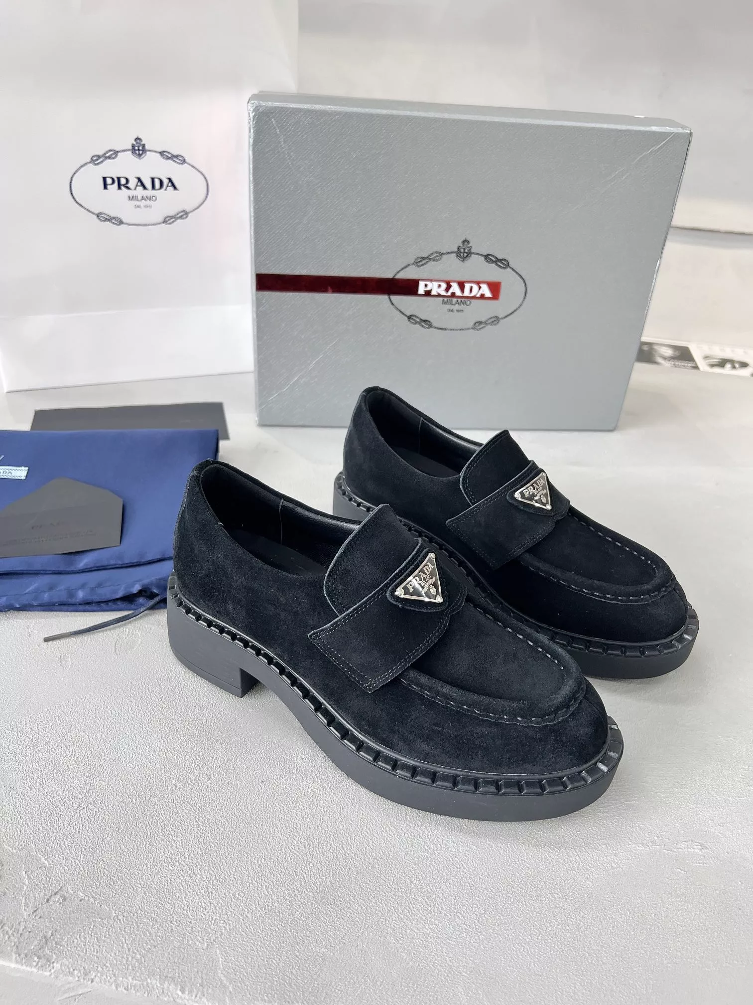 TopPick 785 Prada Leather Shoes For Men