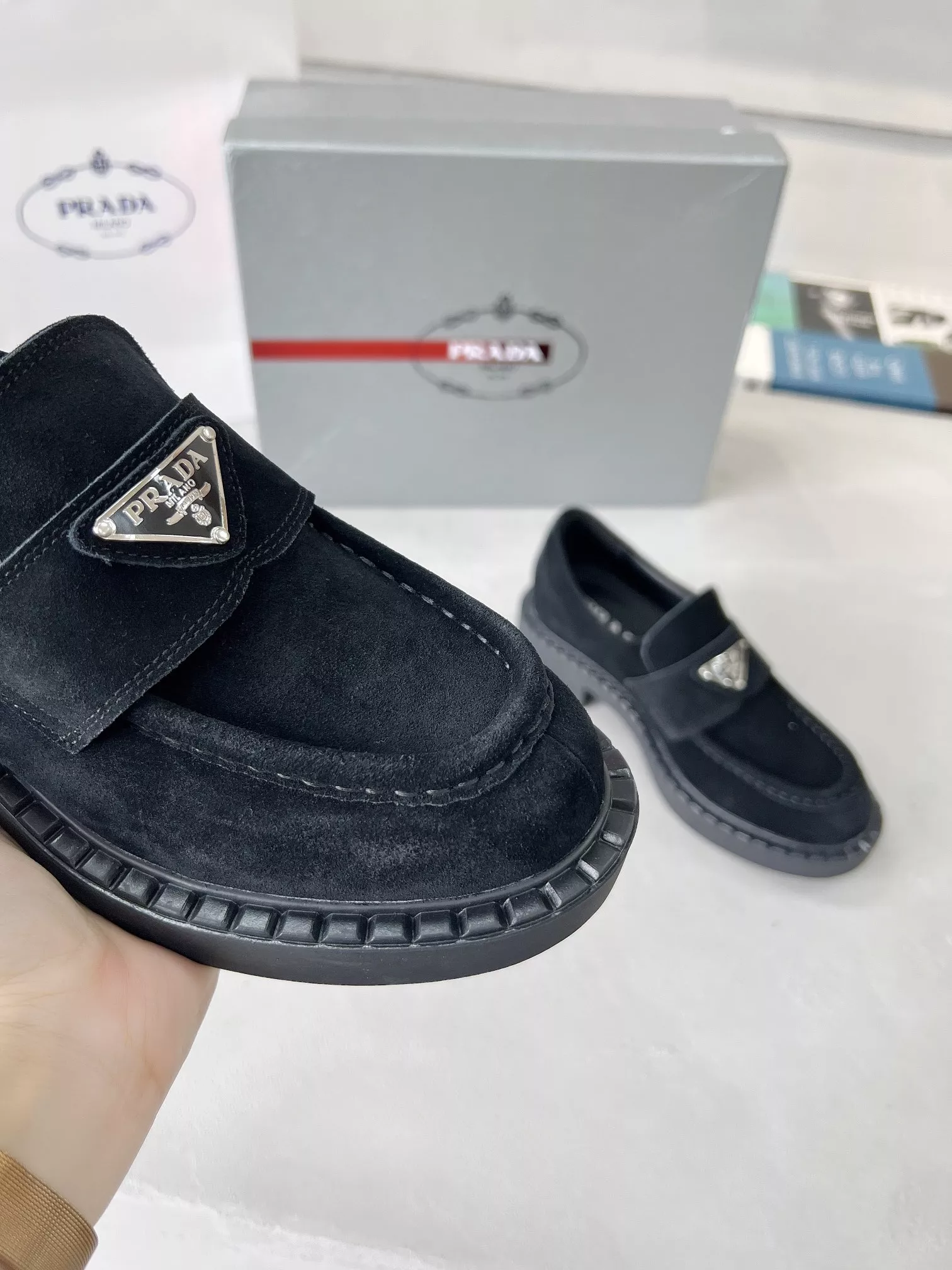 TopPick 785 Prada Leather Shoes For Men
