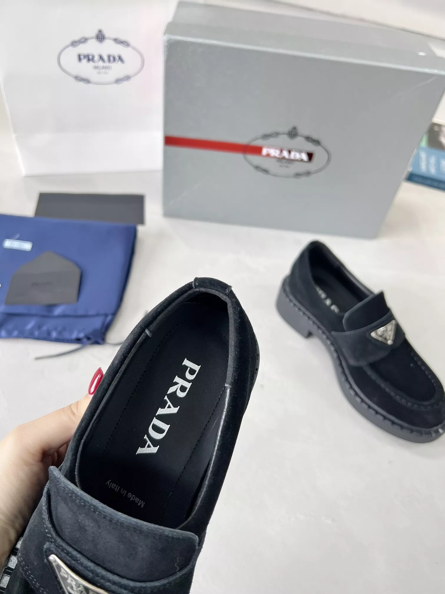TopPick 785 Prada Leather Shoes For Men