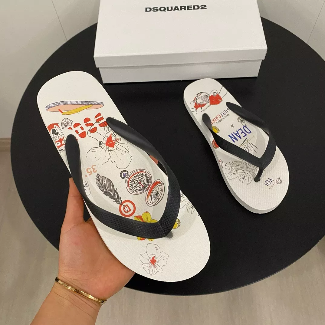 TopPick 8194 Dsquared Slippers For Men