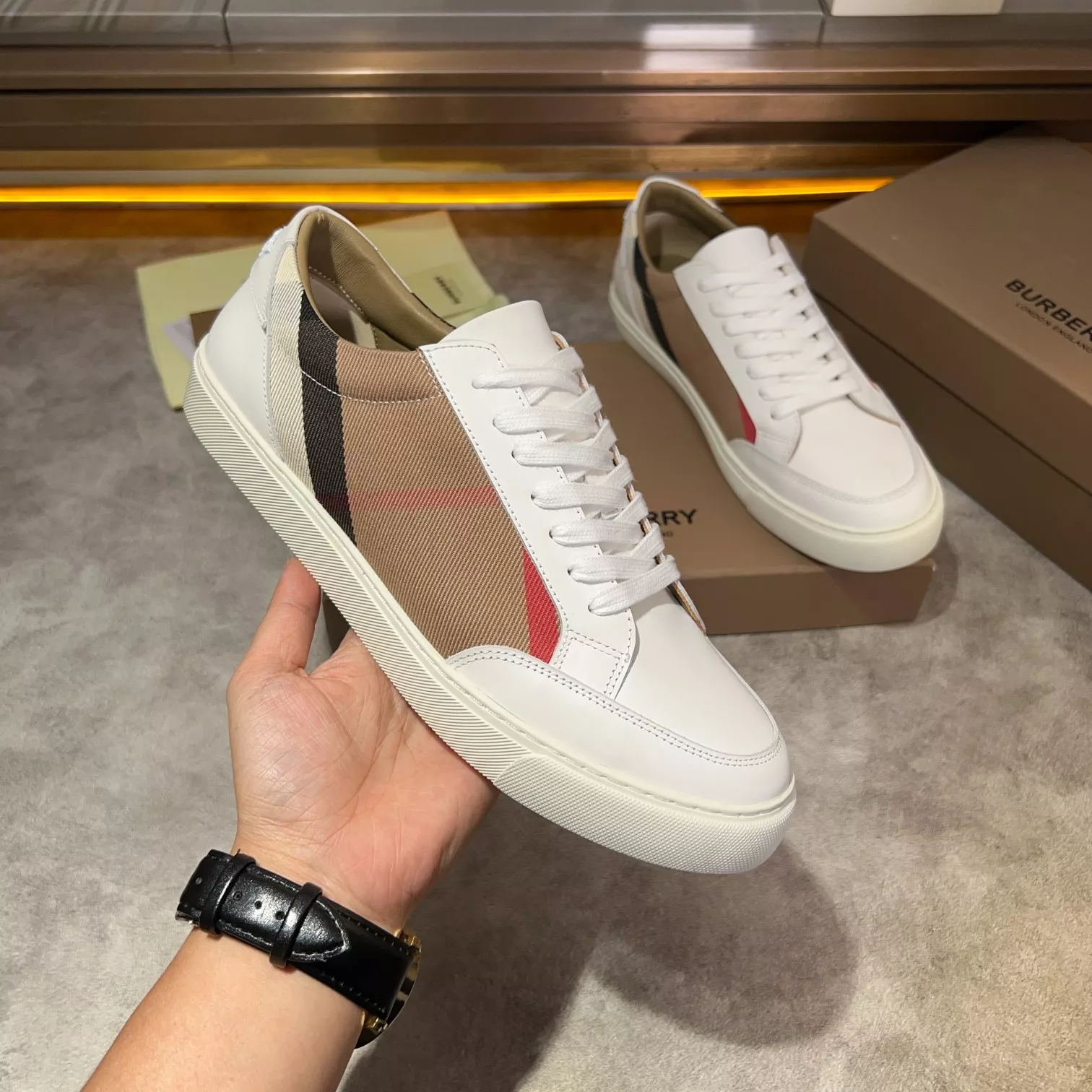 TopPick 8266 Burberry Casual Shoes For Men