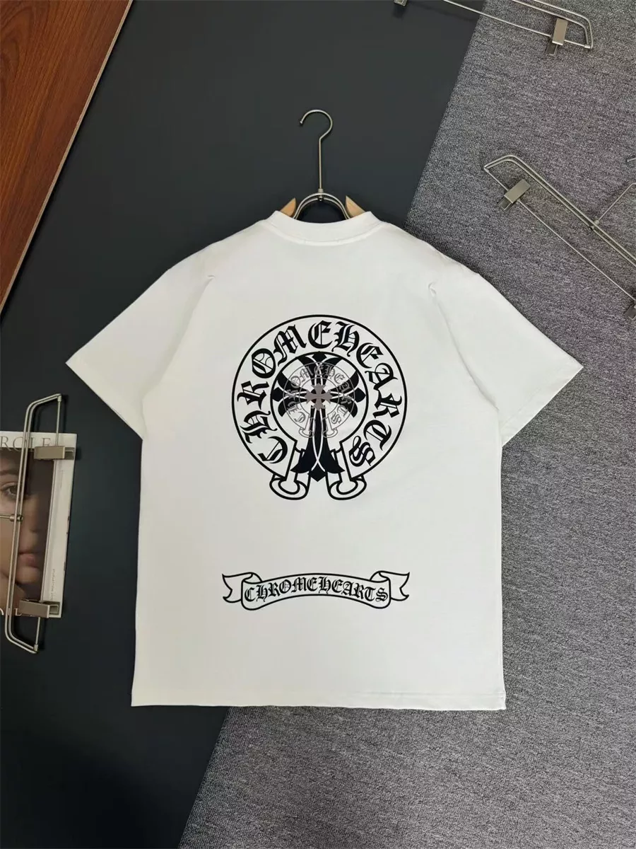 TopPick 8362 Chrome Hearts T-Shirts Short Sleeved For Unisex