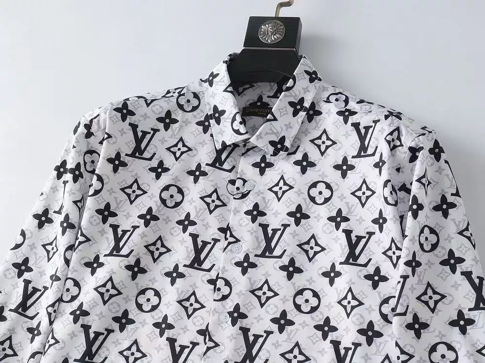 TopPick 851 Louis Vuitton LV Shirts Long Sleeved For Men