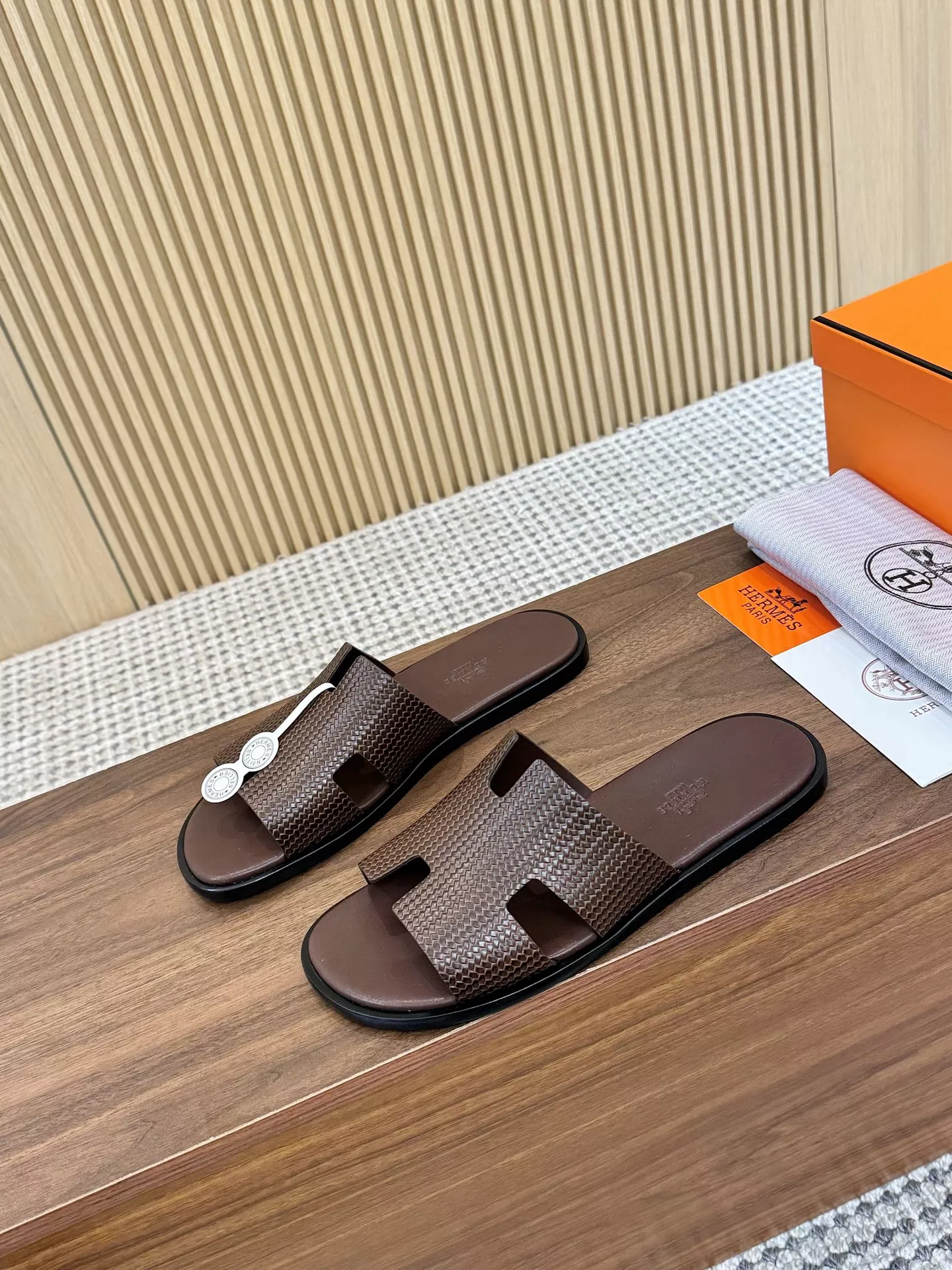TopPick 8569 Hermes Slippers For Men