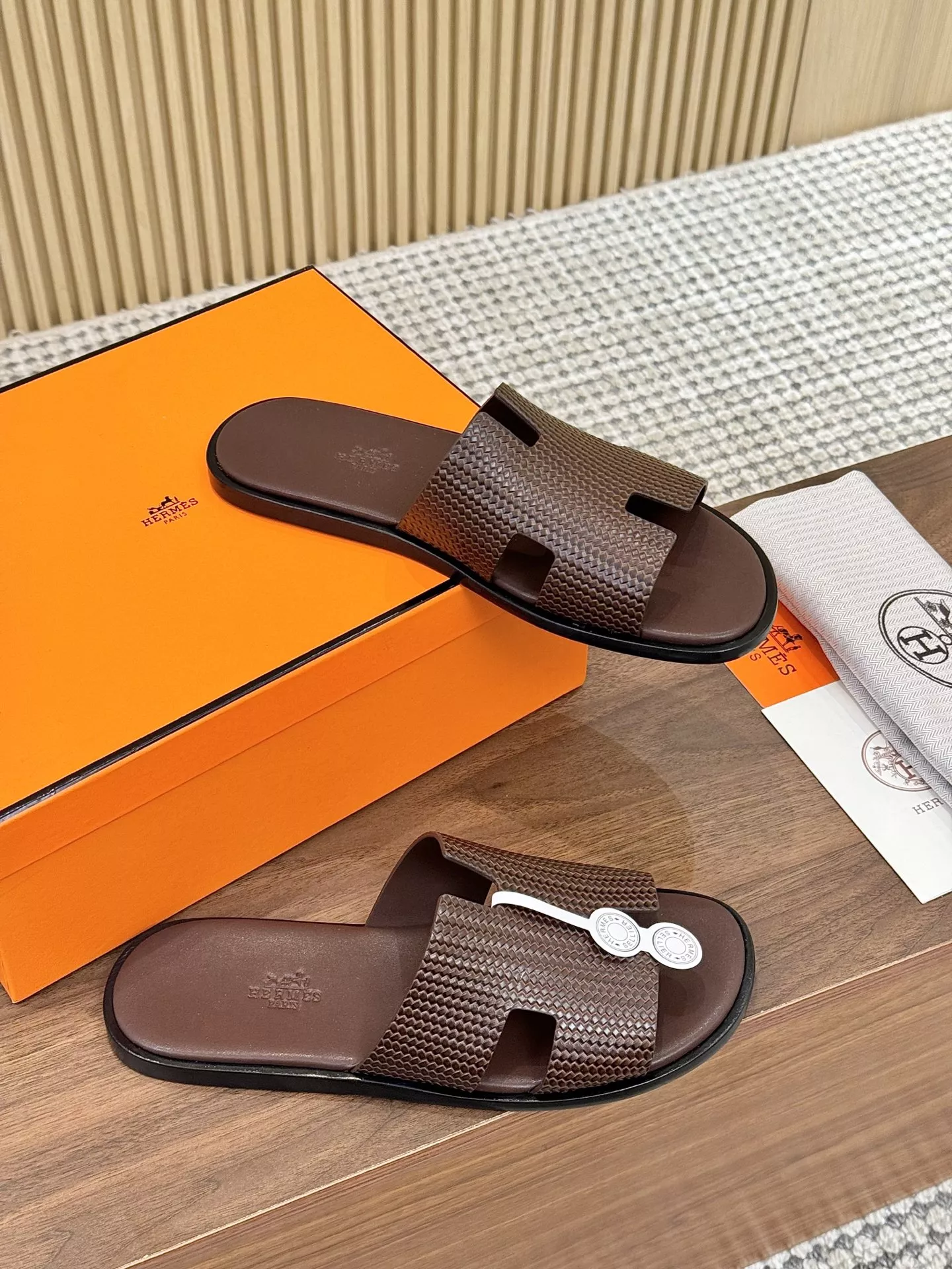 TopPick 8569 Hermes Slippers For Men