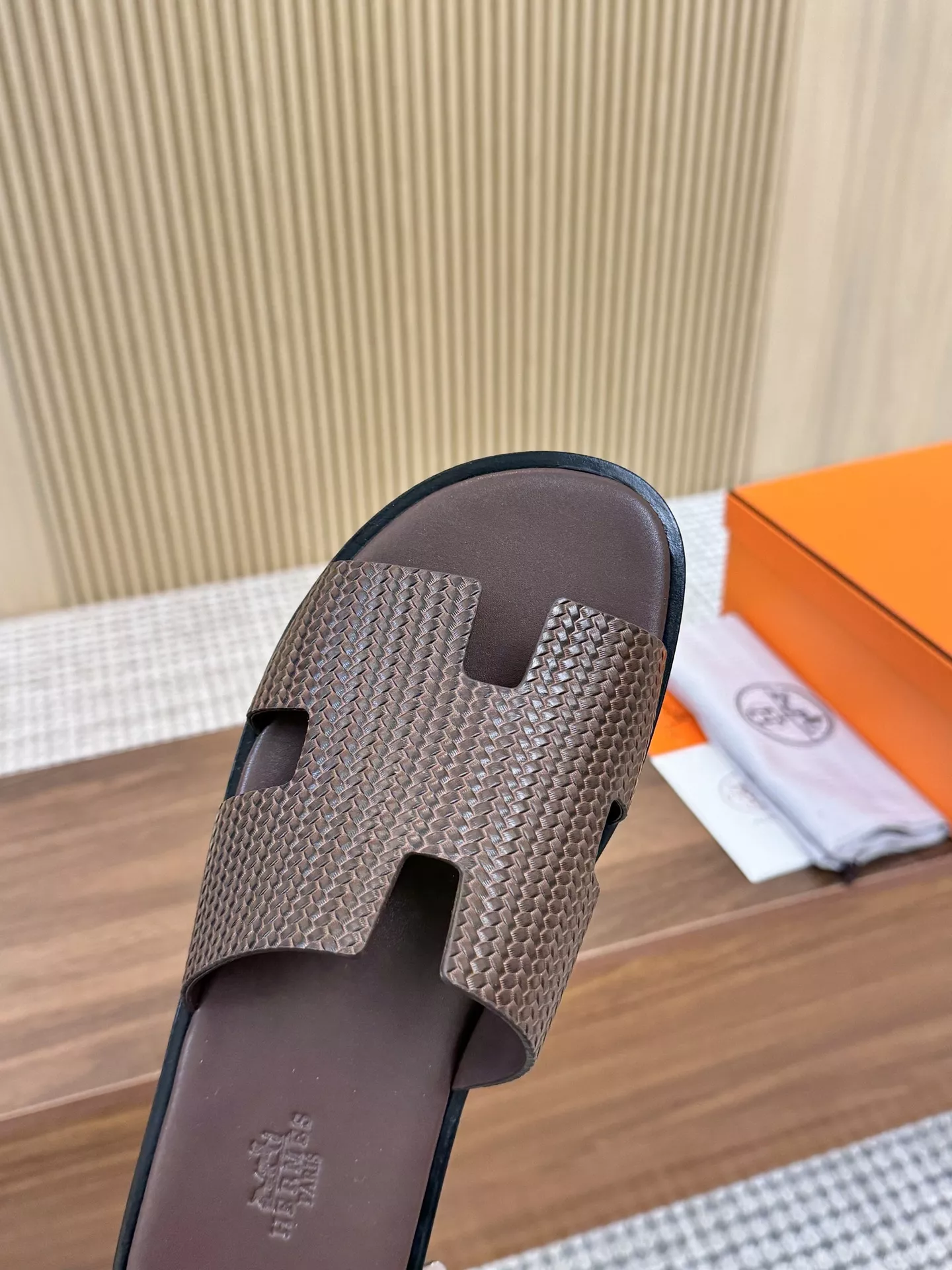 TopPick 8569 Hermes Slippers For Men