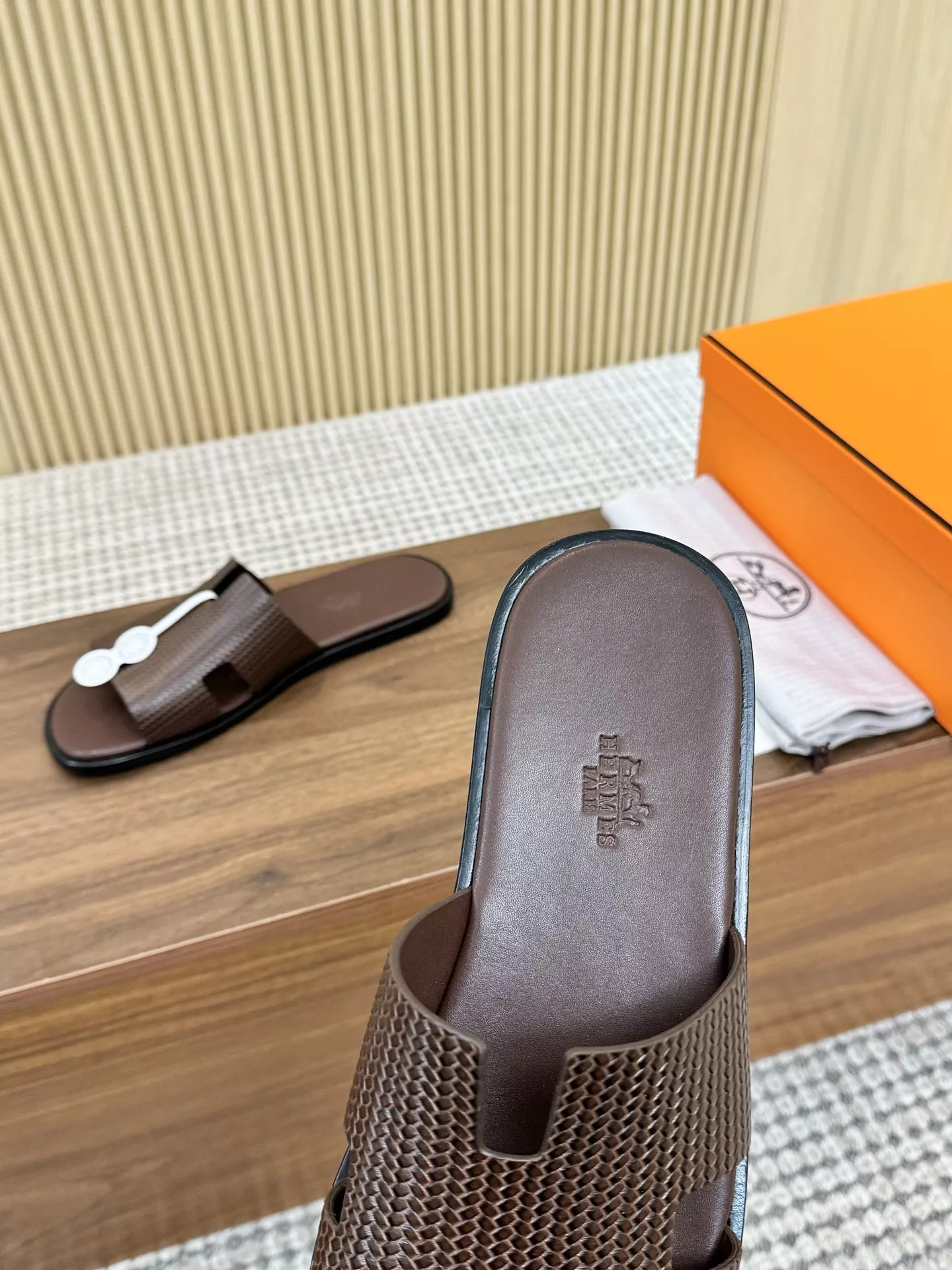 TopPick 8569 Hermes Slippers For Men