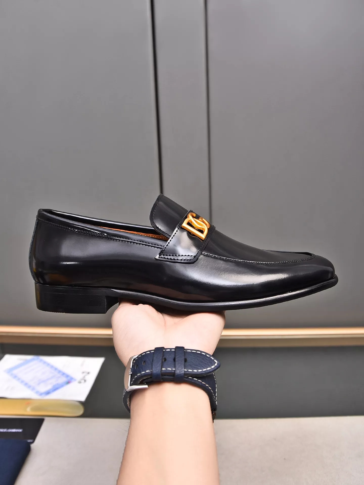 TopPick 8915 Dolce & Gabbana D&G Leather Shoes For Men