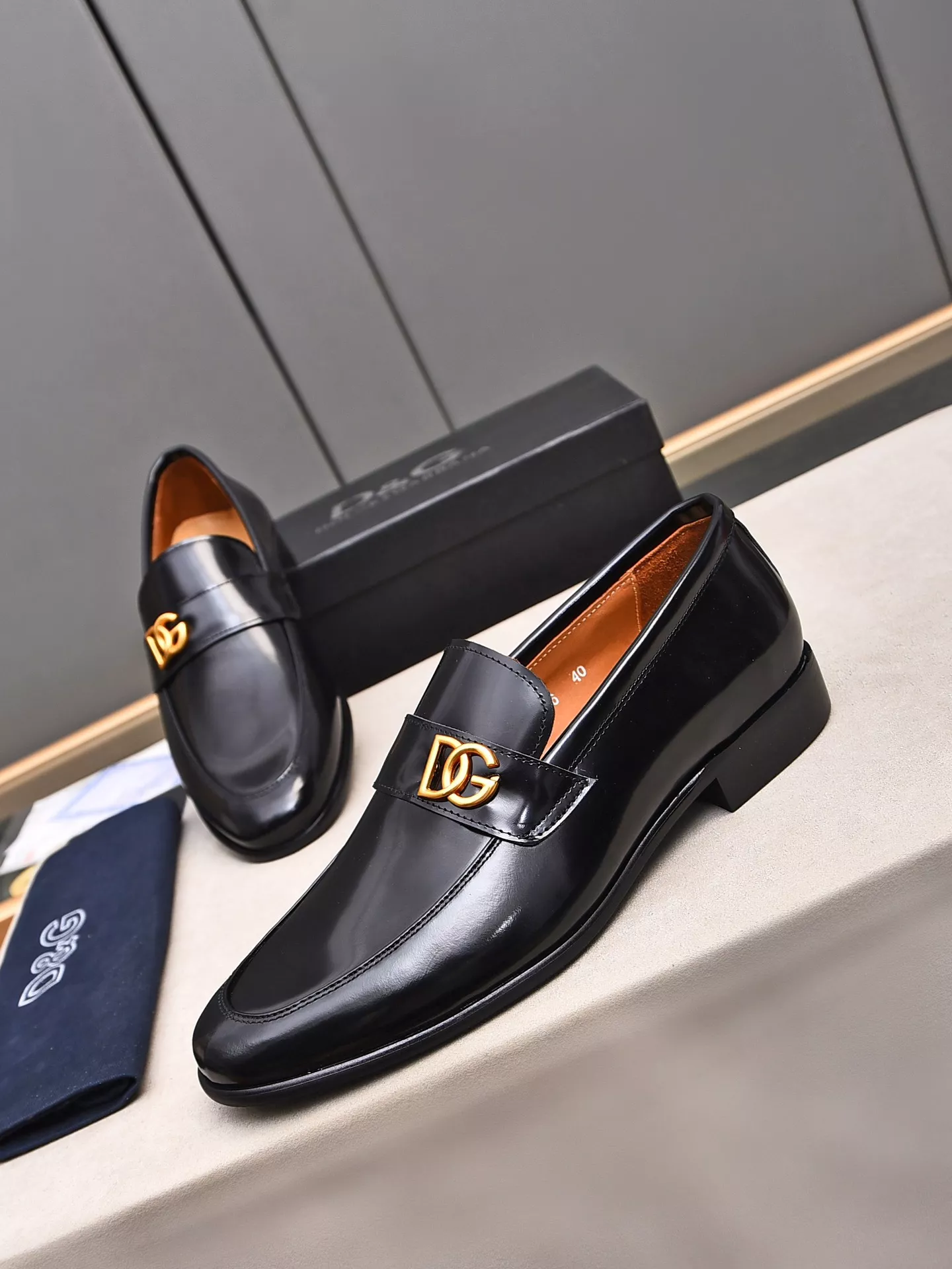 TopPick 8915 Dolce & Gabbana D&G Leather Shoes For Men