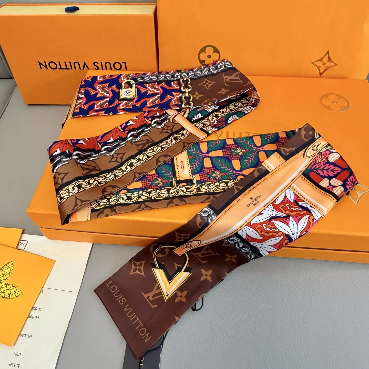 TopPick 9405 Louis Vuitton Silk Scarf