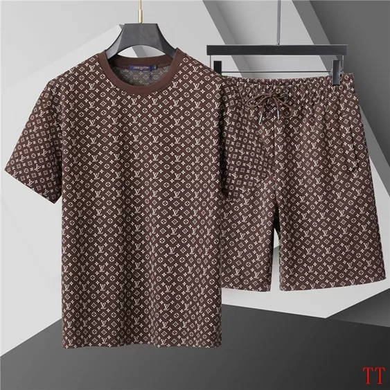 TopPick 9419 Louis Vuitton LV Tracksuits Short Sleeved For Men