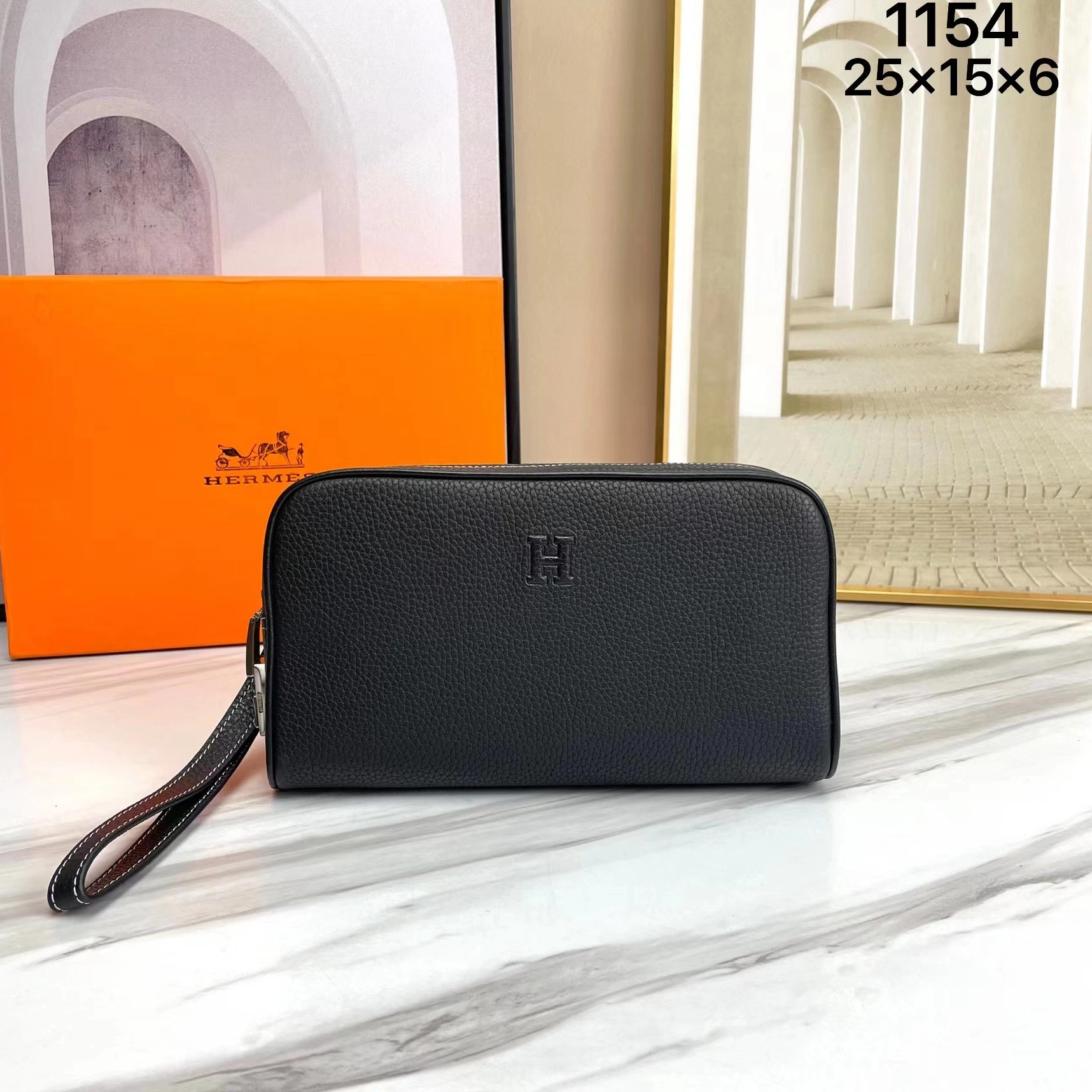 TopPick 9612 Hermes AAA Man Wallets