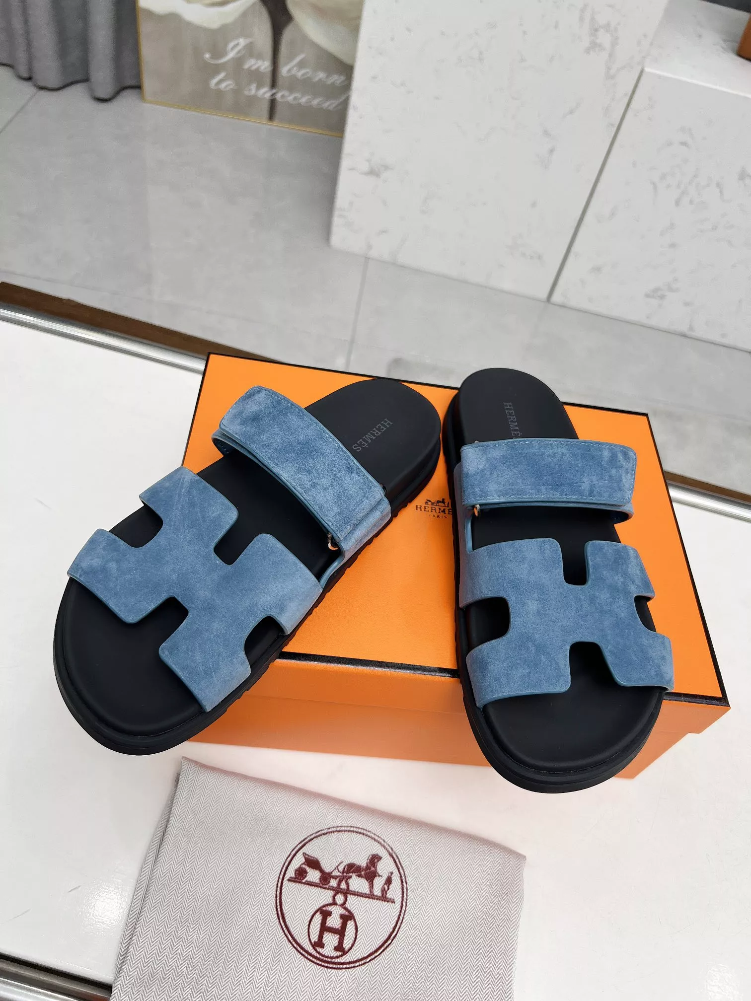 TopPick 9703 Hermes Slippers For Men