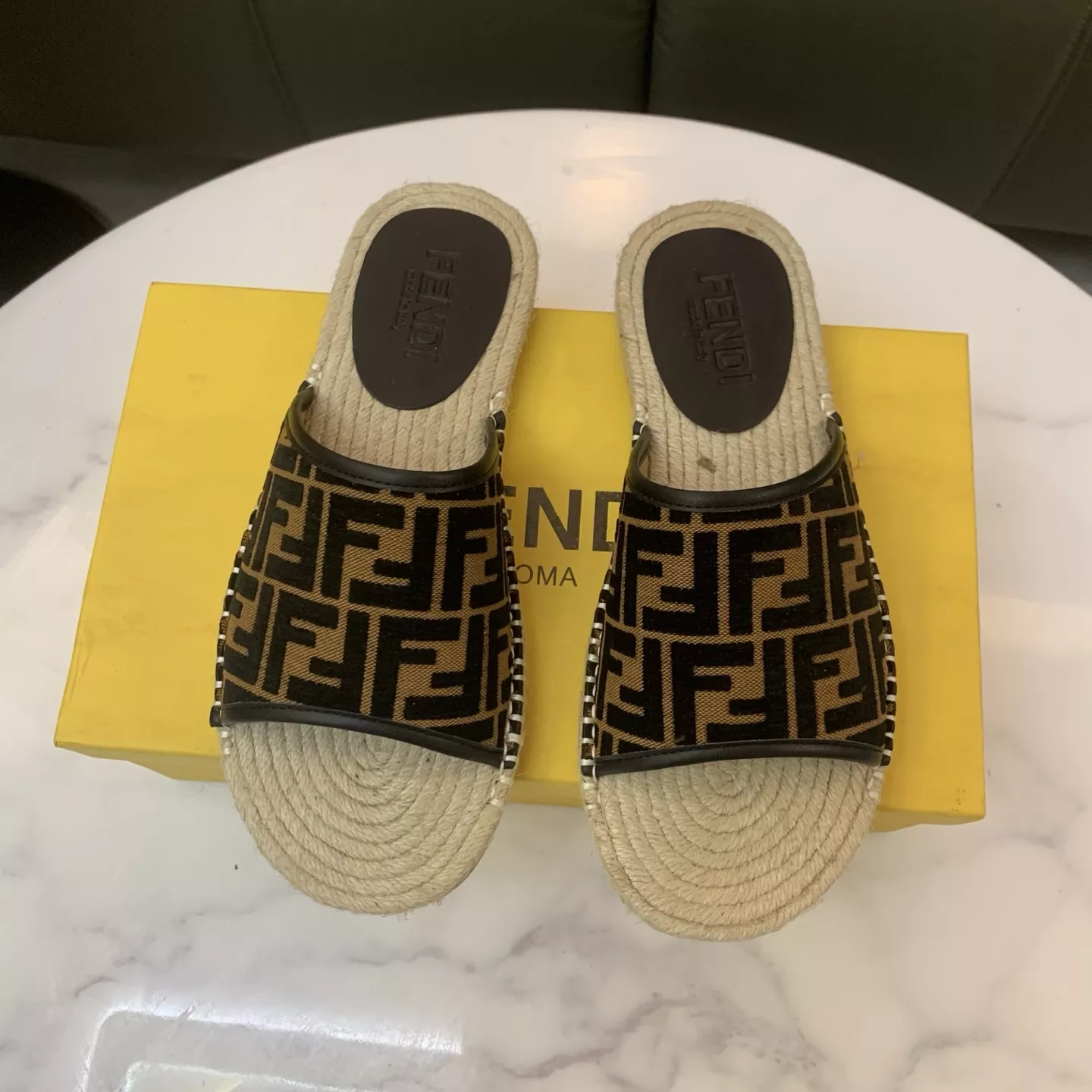 TopPick 9928 Fendi Slippers For Men