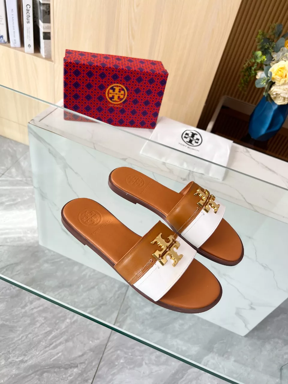Tory Burch TB Slippers For Women Comfortable 7940