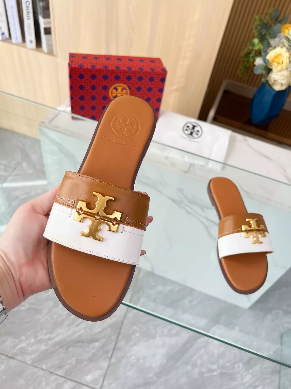 Tory Burch TB Slippers For Women Comfortable 7940