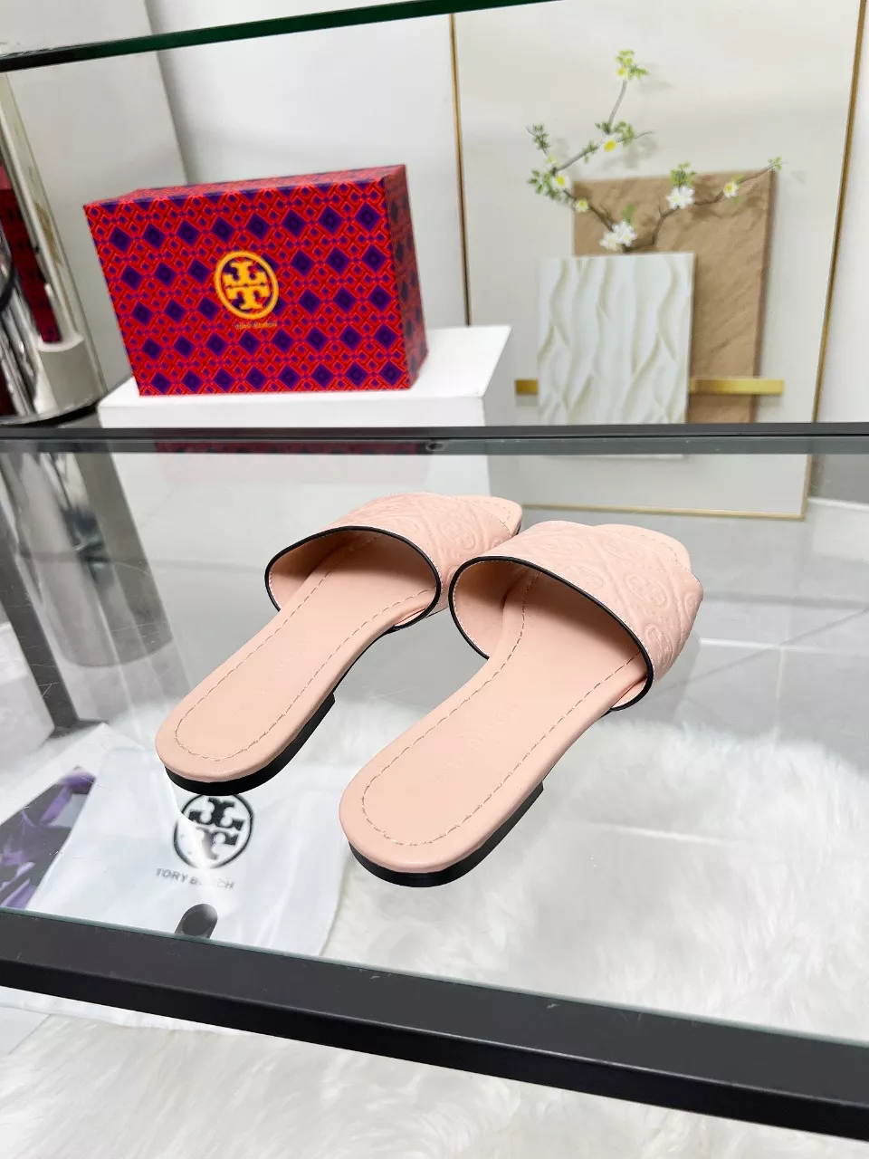 Tory Burch TB Slippers For Women Compact 4792