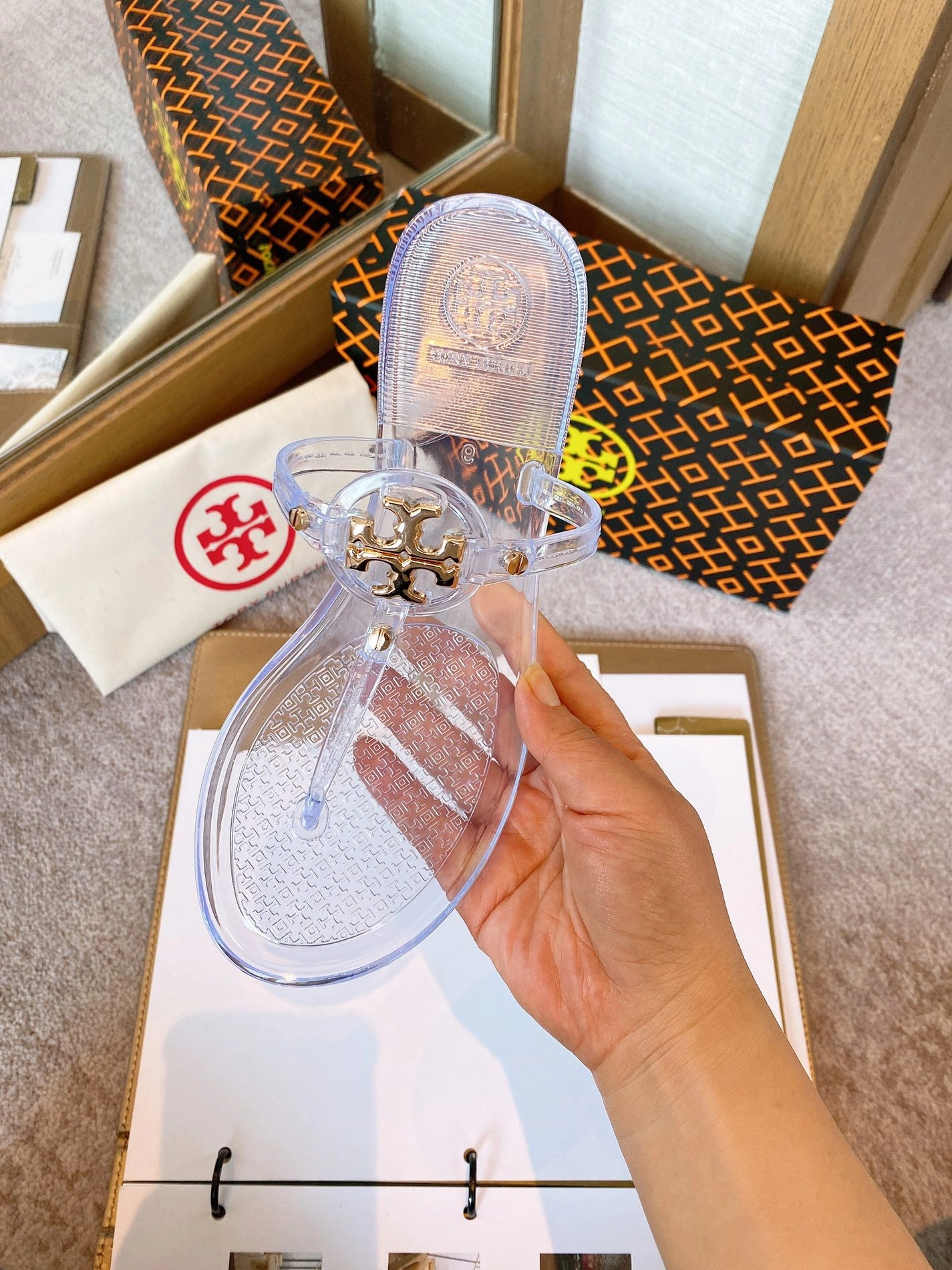 Tory Burch TB Slippers For Women Durable 2120