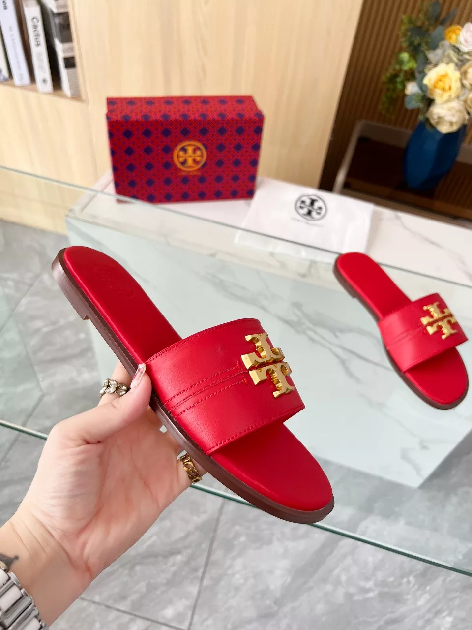 Tory Burch TB Slippers For Women EasyMatch 7310