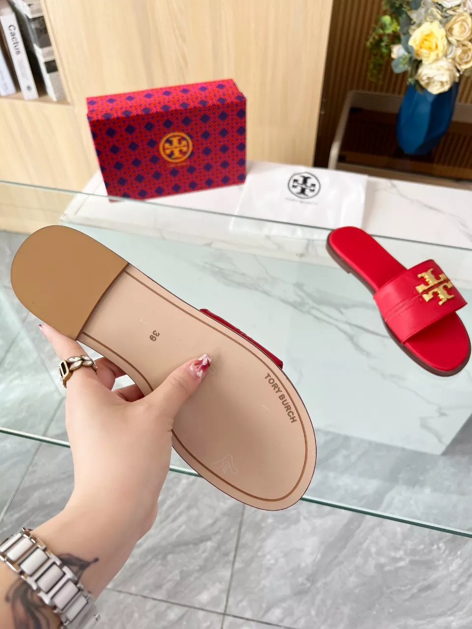Tory Burch TB Slippers For Women EasyMatch 7310