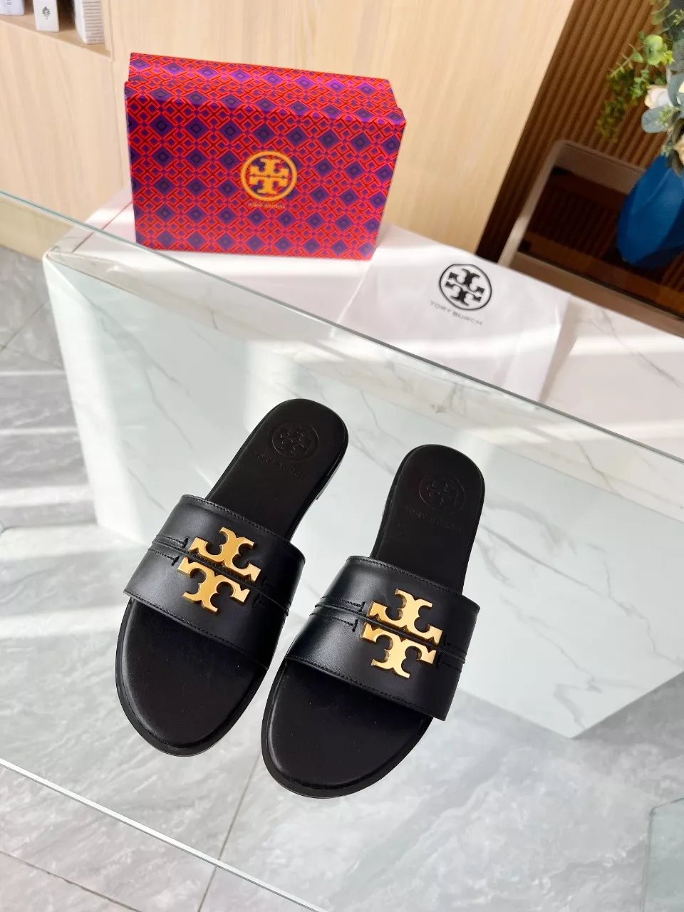 Tory Burch TB Slippers For Women Minimalist 3972