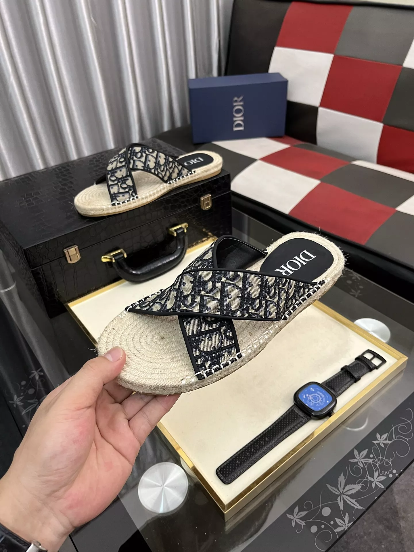 Trendsetting 1349 Christian Dior Slippers For Men