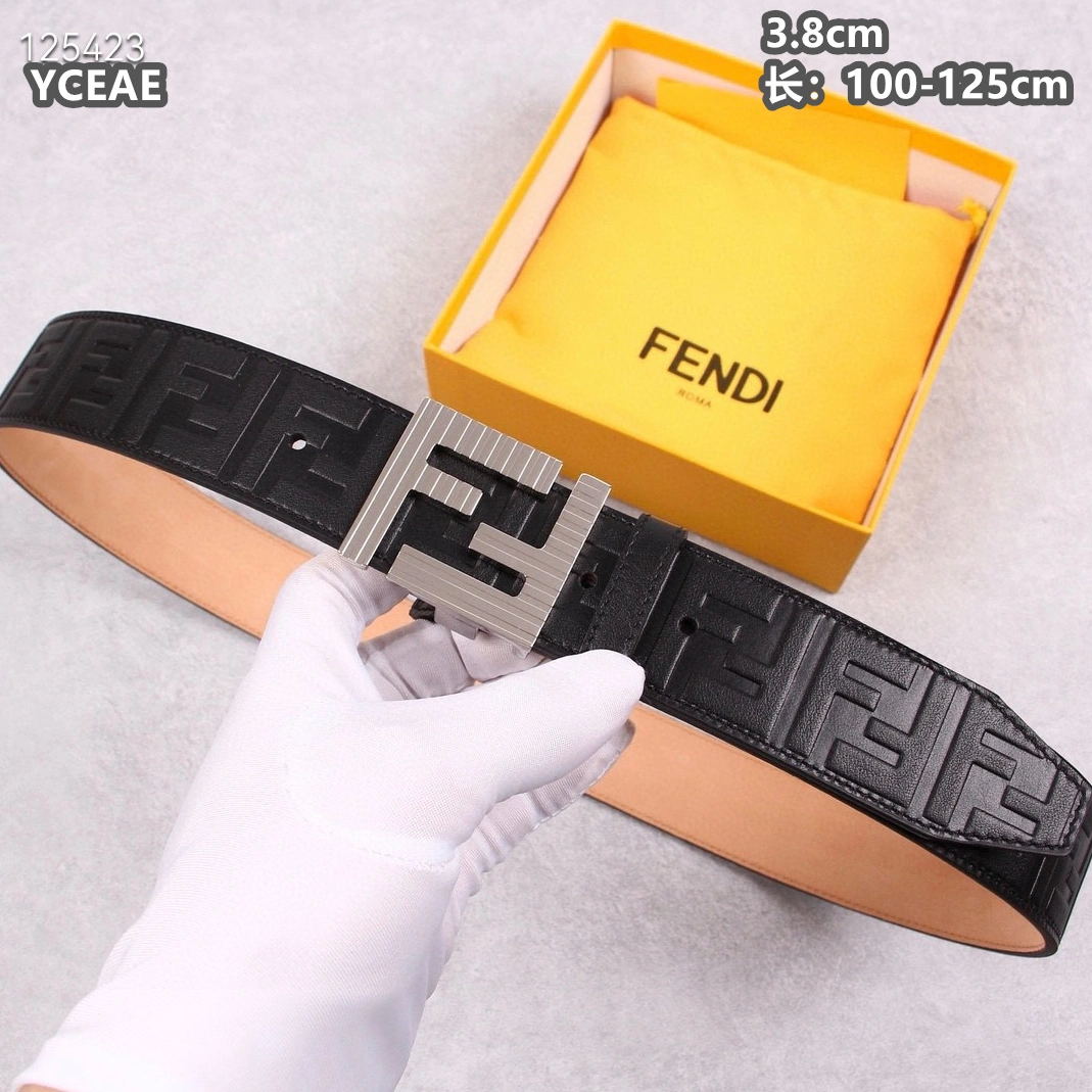 Trendsetting 1393 Fendi AAA Quality Belts For Men