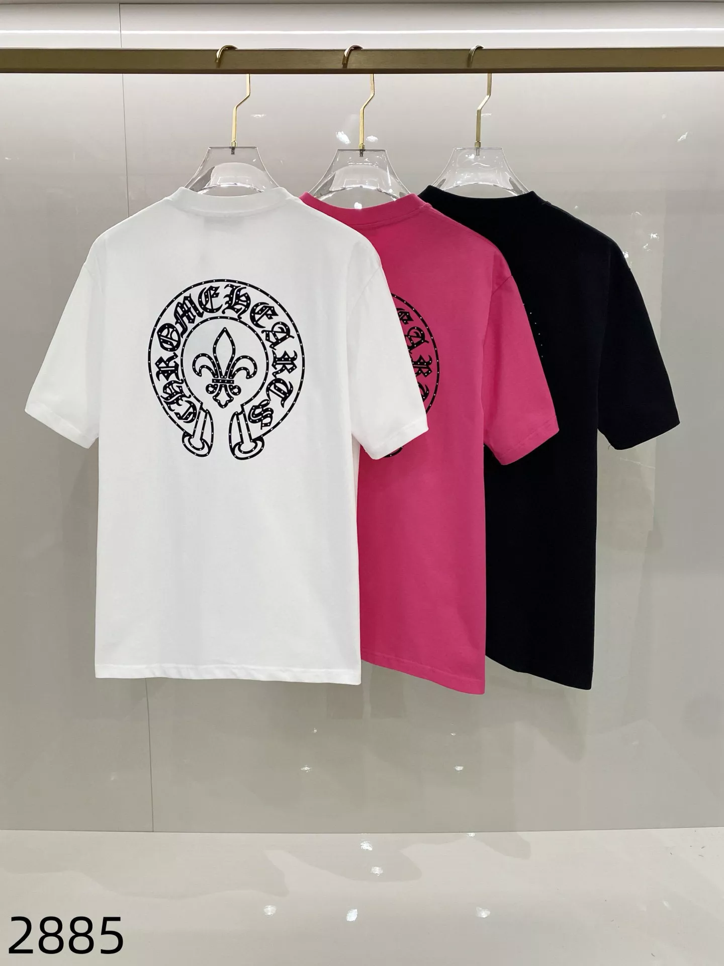 Trendsetting 1942 Chrome Hearts T-Shirts Short Sleeved For Unisex