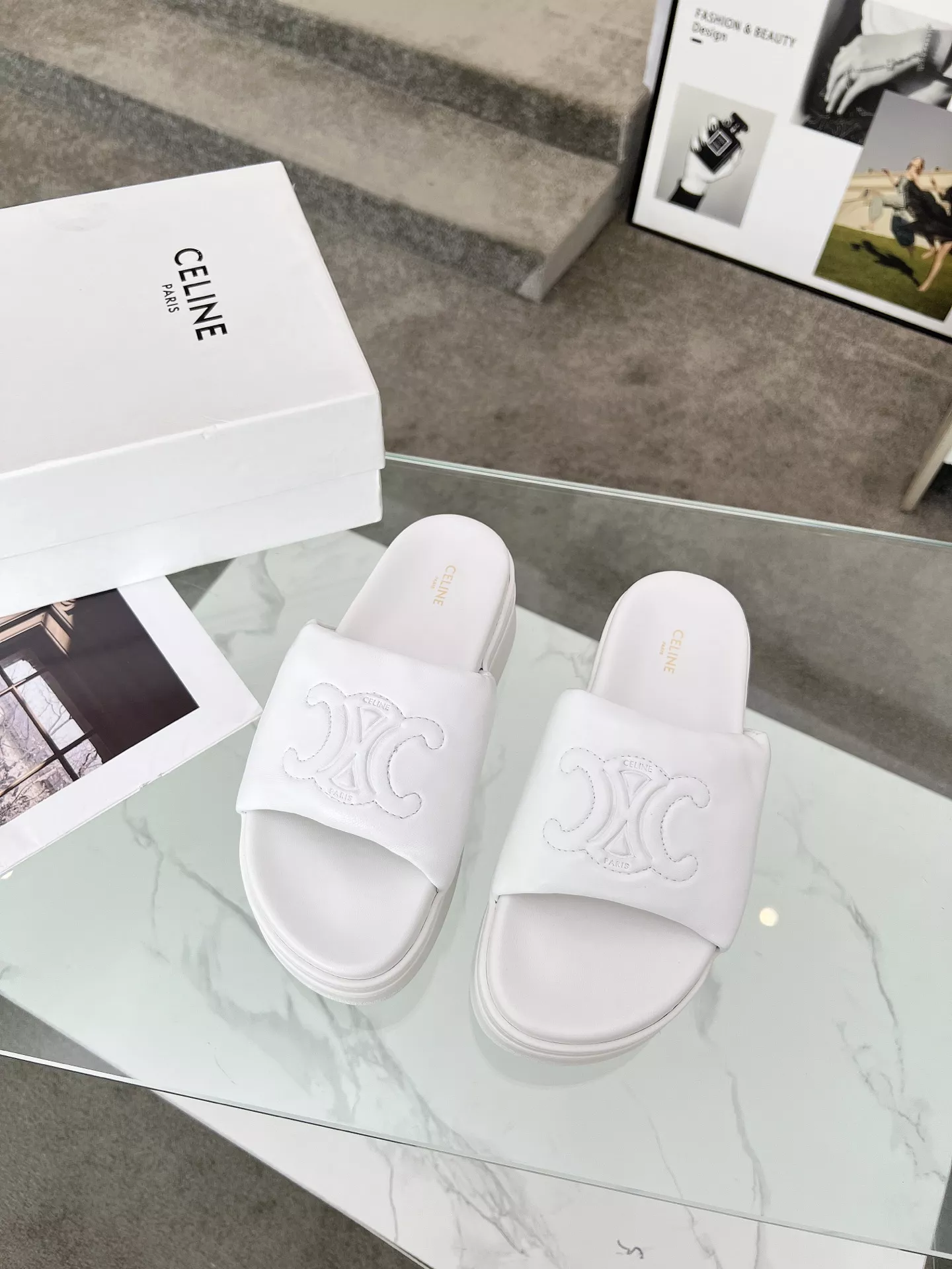 Trendsetting 2714 Celine Slippers For Women