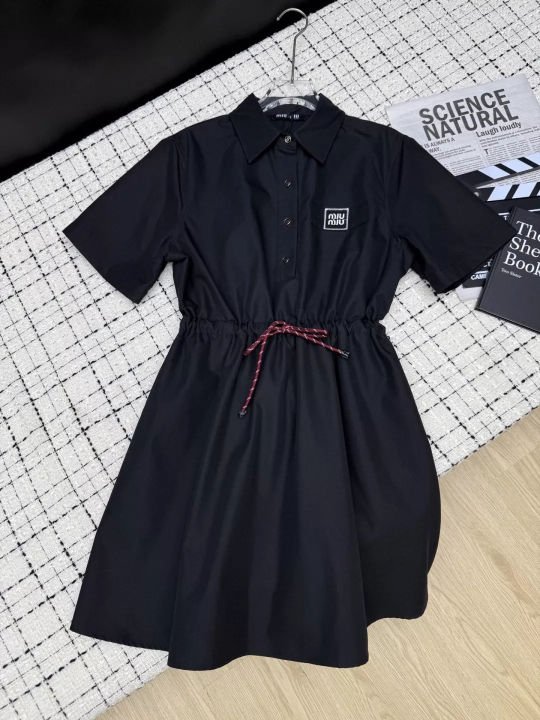 Trendsetting 3132 MIU MIU Dresses Short Sleeved For Women